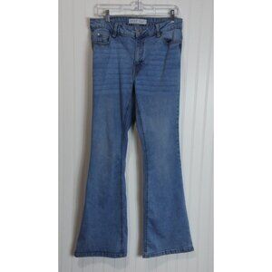 Women's Flare Jeans Sz 14 S Low Rise Primark Denim Co 2000s Y2K
